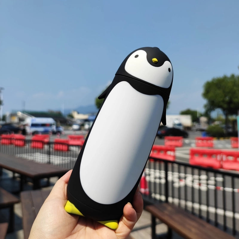 Creative Cartoon Penguin Cute 304 Stainless Steel Thermos Cup Good-looking Cup Printing L Advertising South America