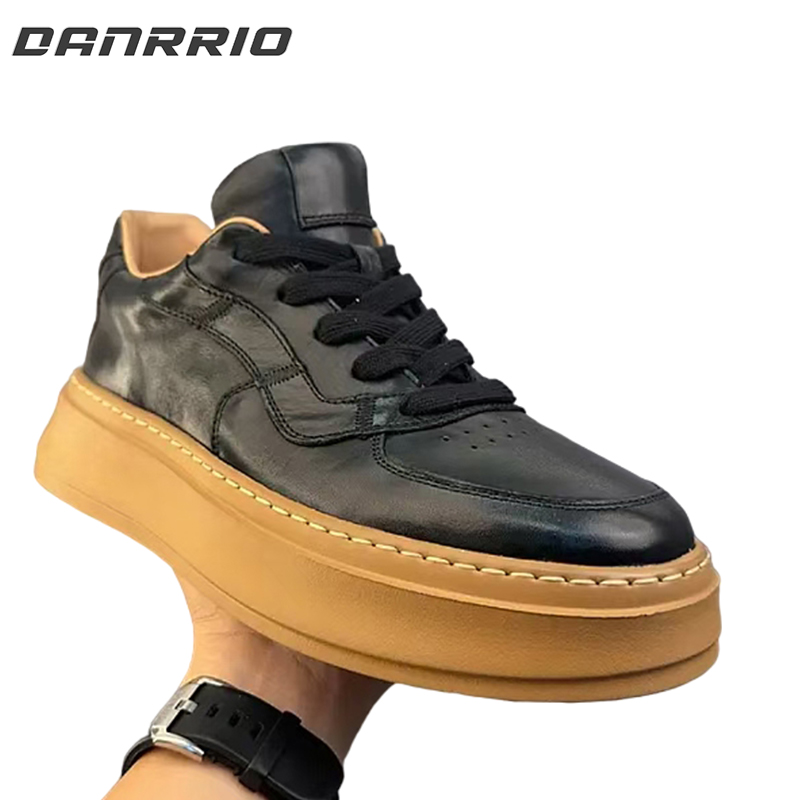 DANRRIO Handmade Retro Horsehide Casual Sneakers  DANRRIO.COM DANRRIO