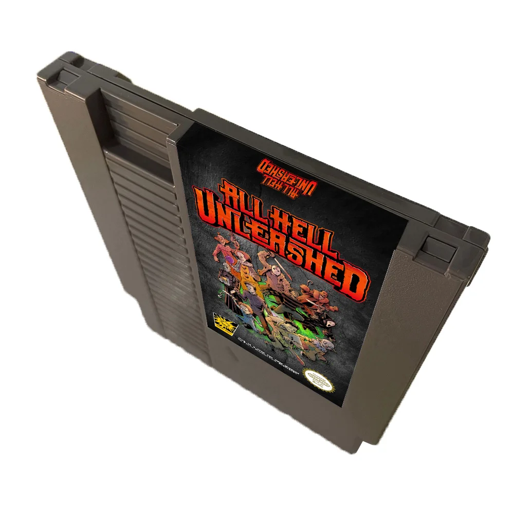 All Hell Unleashed NES For Nintendo Entertainment System Console - 8 Bit Game Cartridge