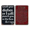 2pcs - Warning - Vintage Metal Signs(12*16Inch)