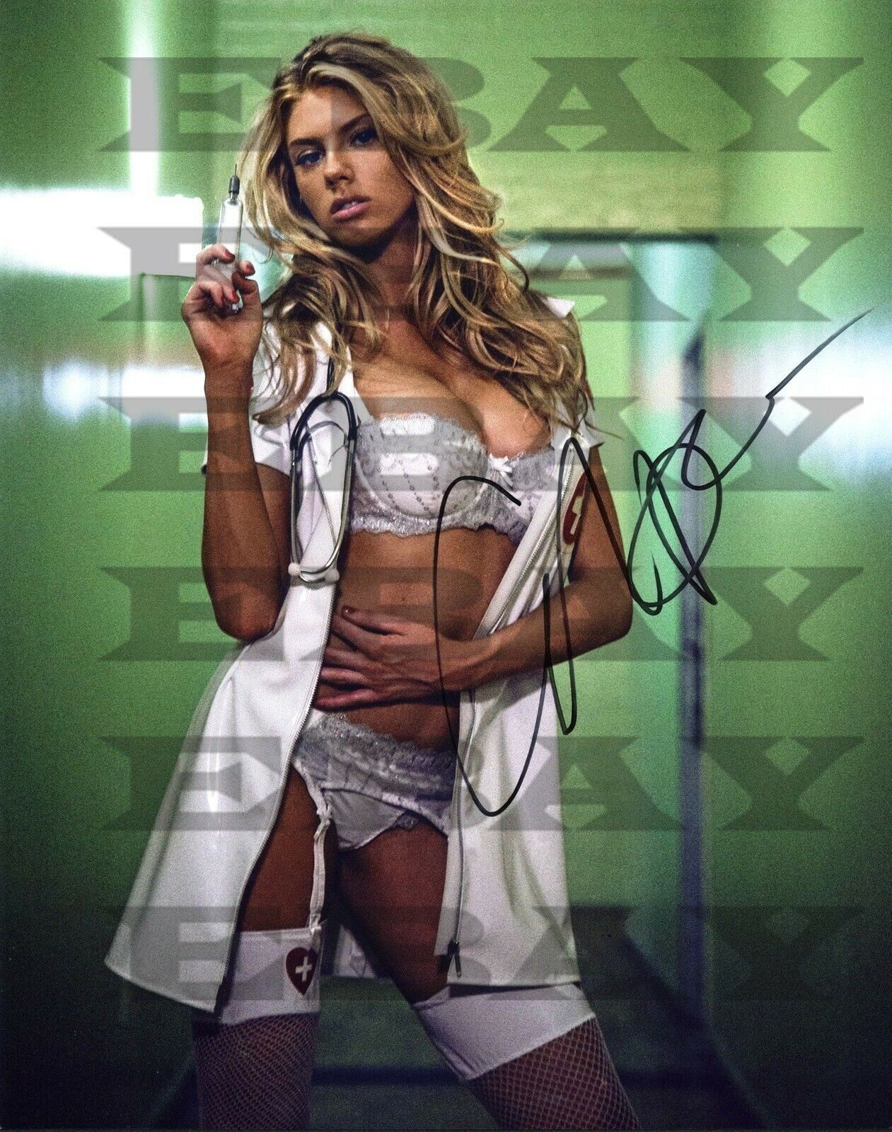 Charlotte McKinney Autographed Signed 8x10 Photo Poster painting Reprint