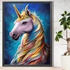 5D diy volle runde bohrer diamant malerei einhorn kit heim dekoration (w2188)