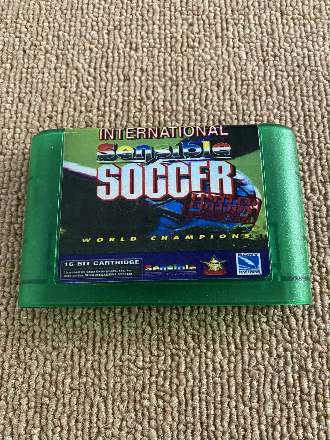 Sensible Soccer: International Edition For SEGA Genesis & Mega Drive - 16 Bit Game Cartridge