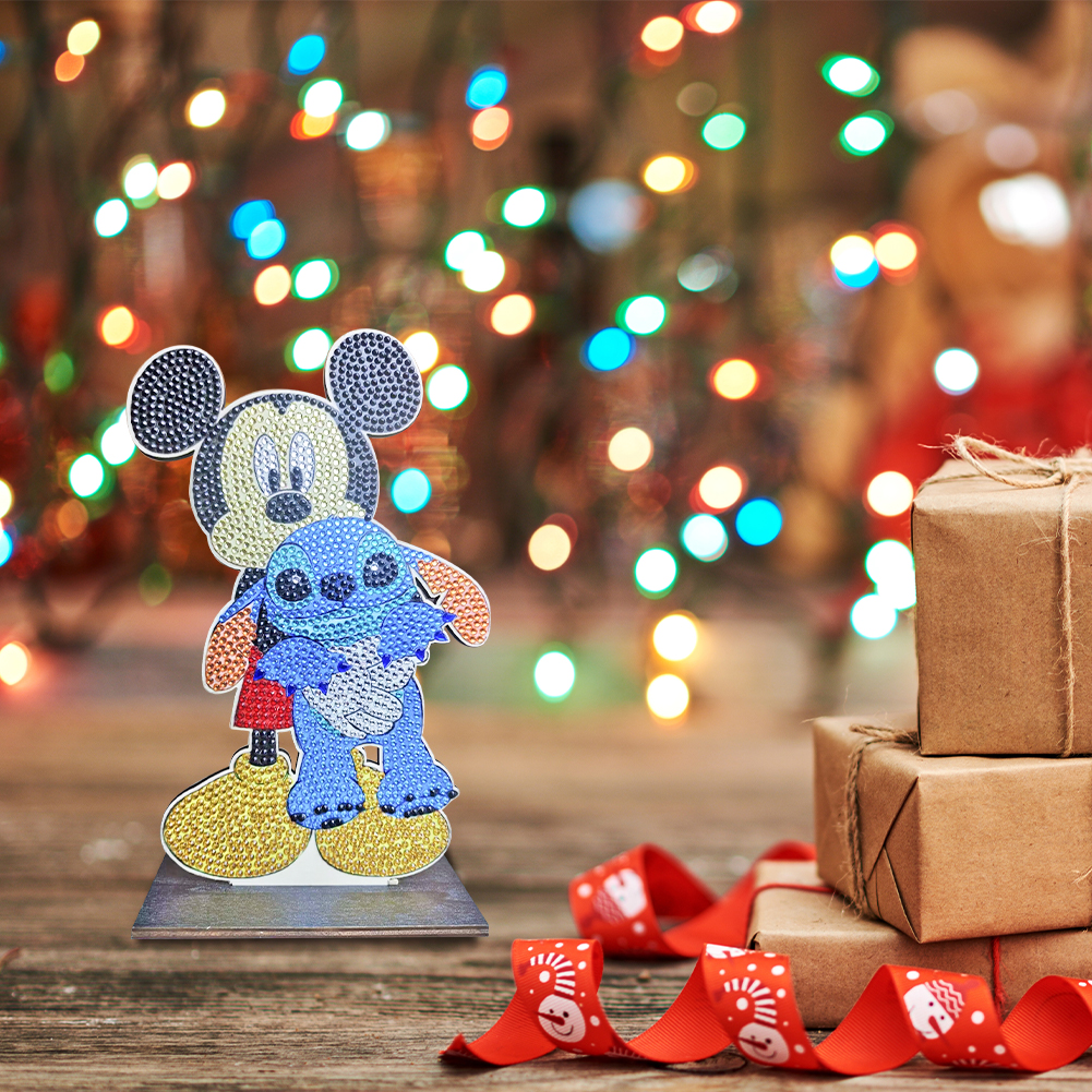 DIY Ornament Diamond Painting Mickey and Stitch – Jules' Diamond Art