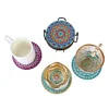 8pcs Diamond Painting Coasters with Holder for Beginner Adults Kids