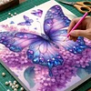 Framed Diamond Painting - Full Round Drill - Butterfly (25x25cm)