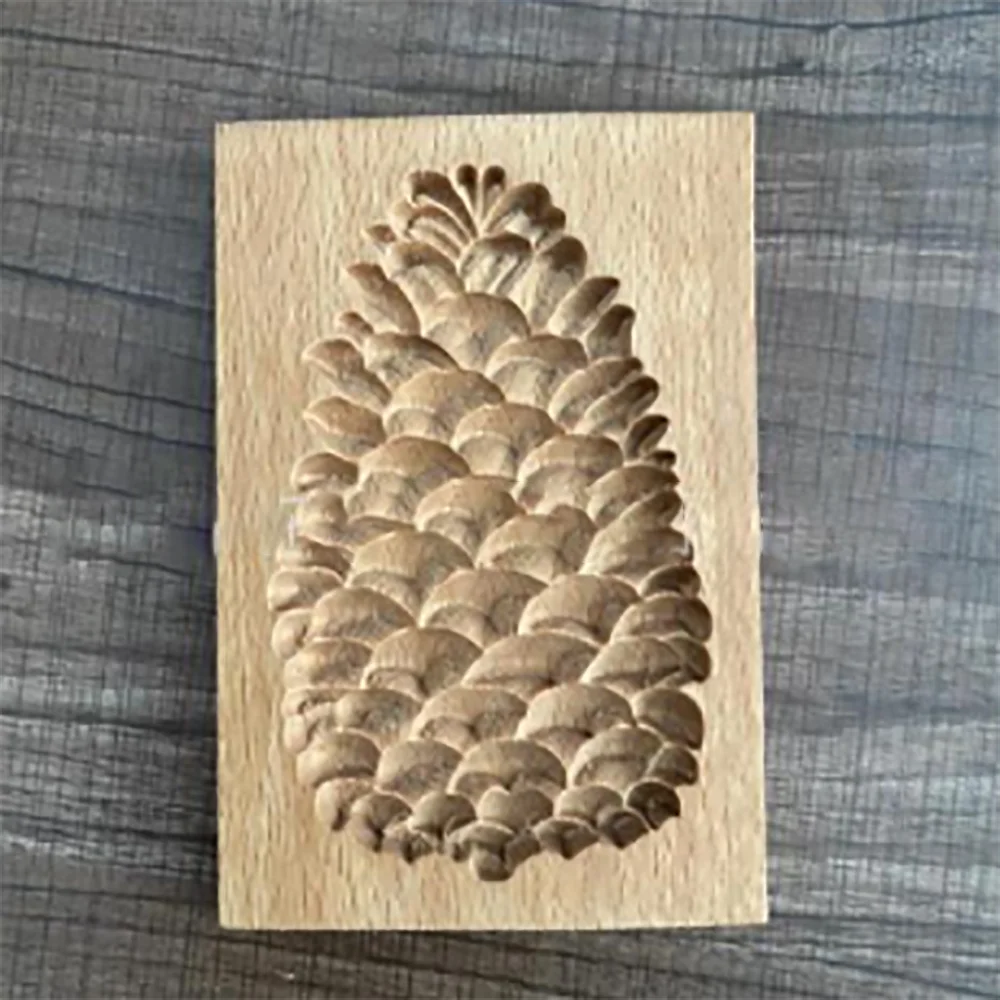 Purexcellent&trade; New pine cone home wooden biscuit mold