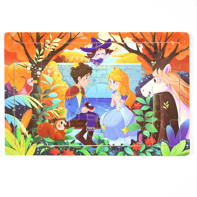 Puzzles Toddler(3-6Years) Cartoon Wood Toys