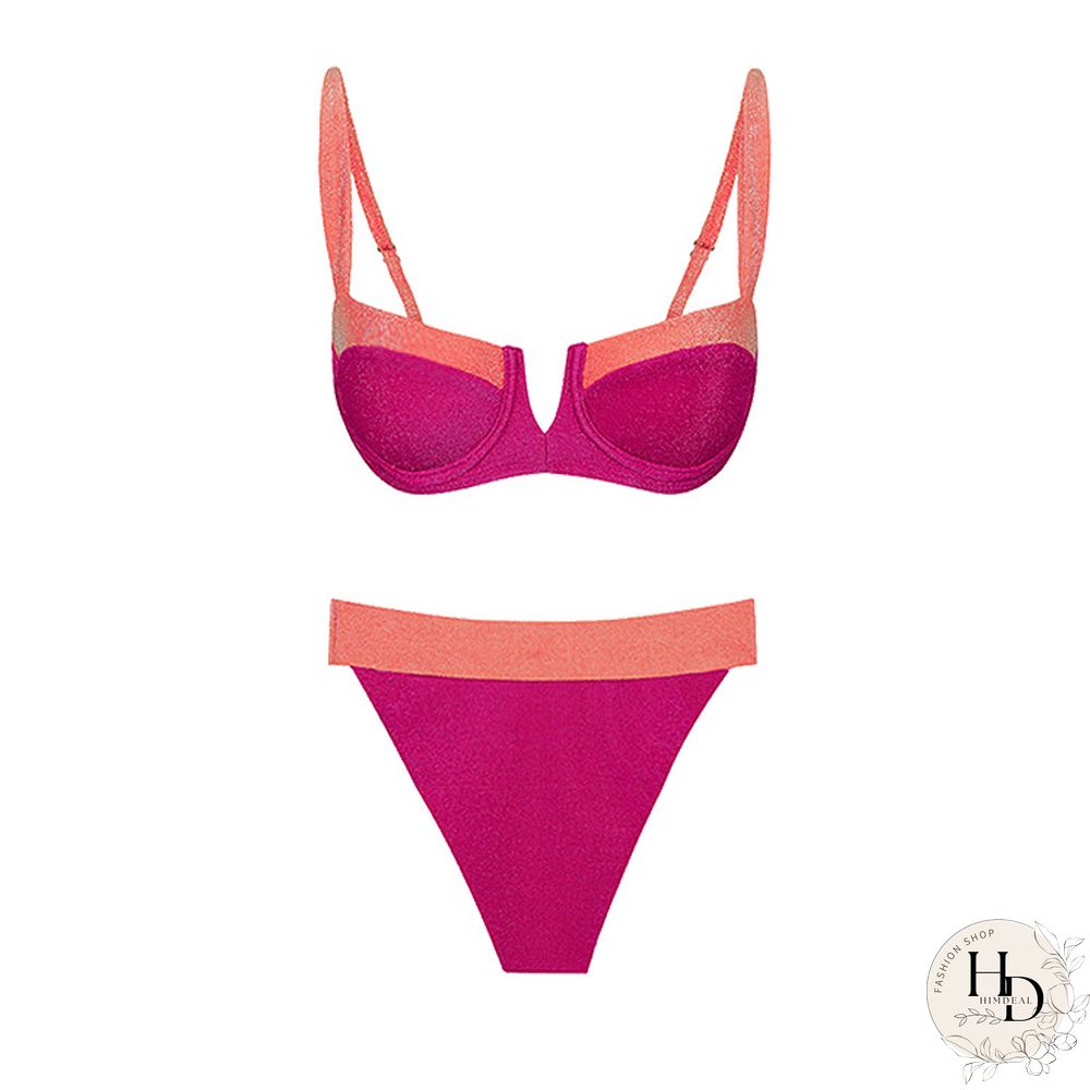 Romantic Pink Sexy Swimsuit