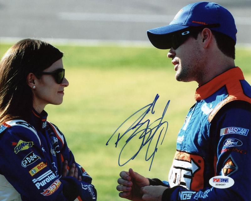 Ricky Stenhouse Jr. Nascar Signed Authentic 8X10 Photo Poster painting W/ Danica PSA/DNA #X09097