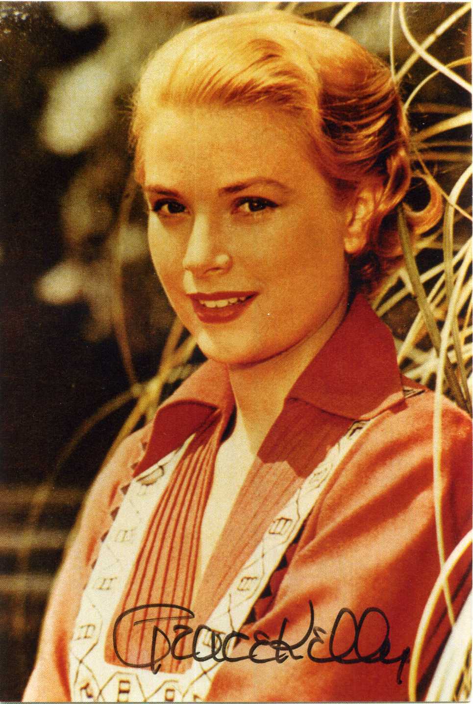 GRACE KELLY Signed Photo Poster paintinggraph - Film Actress & Monaco Royal Family - preprint