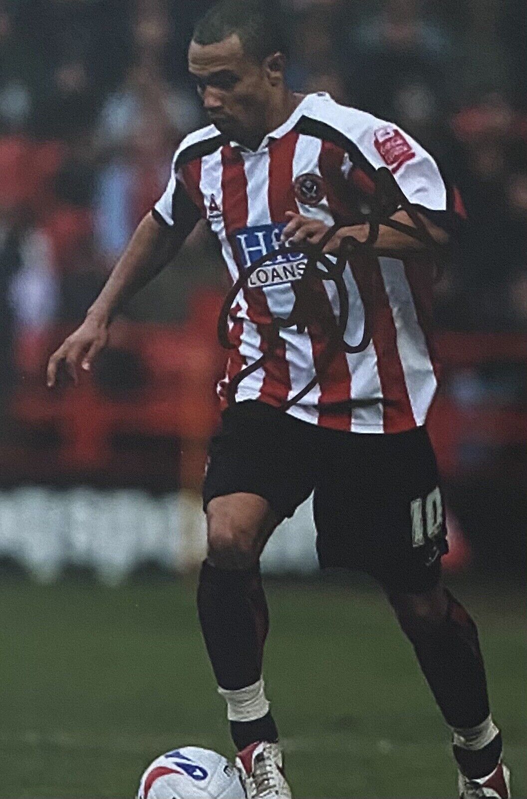 Danny Webber Genuine Hand Signed Sheffield United 6X4 Photo Poster painting 12