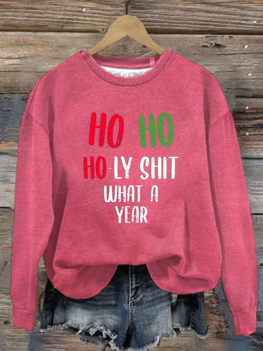HoHo Christmas Women's Crew Neck Sweatshirt