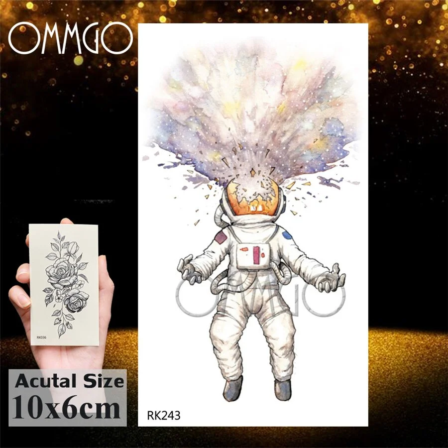 Sdrawing Doodle Tiger Flash Geometric Temporary Tattoos Sticker Diamond Fake Tatoos For Kids Boys Custom Tattoo Body Art