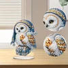 Diamond Painting Acrylic Owl Ornament Kits for Office Desktop Decor