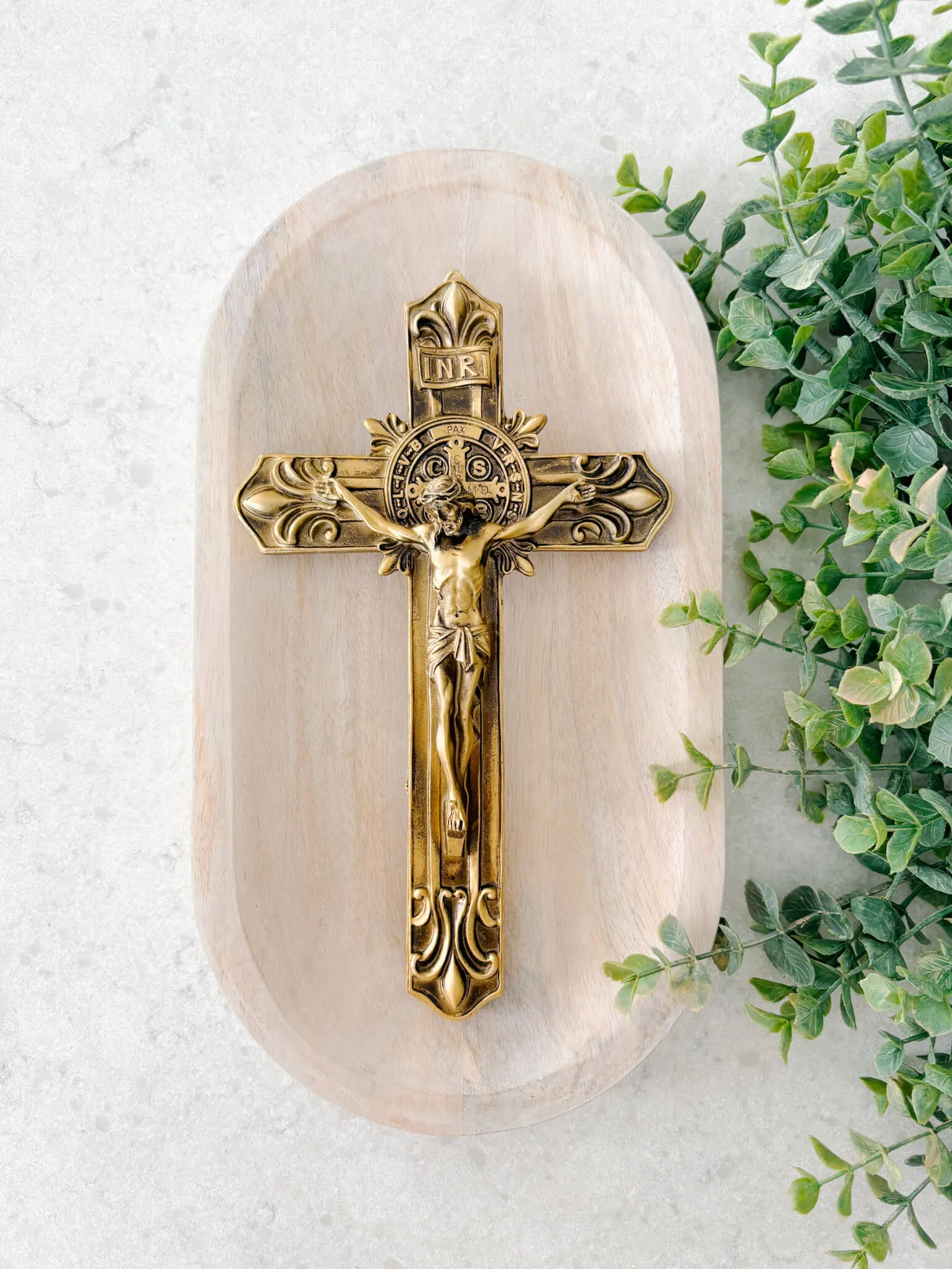 St. Benedict Crucifix - Gold