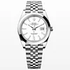 Rolex Datejust M126300-0006 Stainless Steel on Jubilee with White Dial and Smooth Bezel Super Clone
