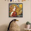 Elegant Beauty-Partial Special Shaped Diamond Painting 30*30CM