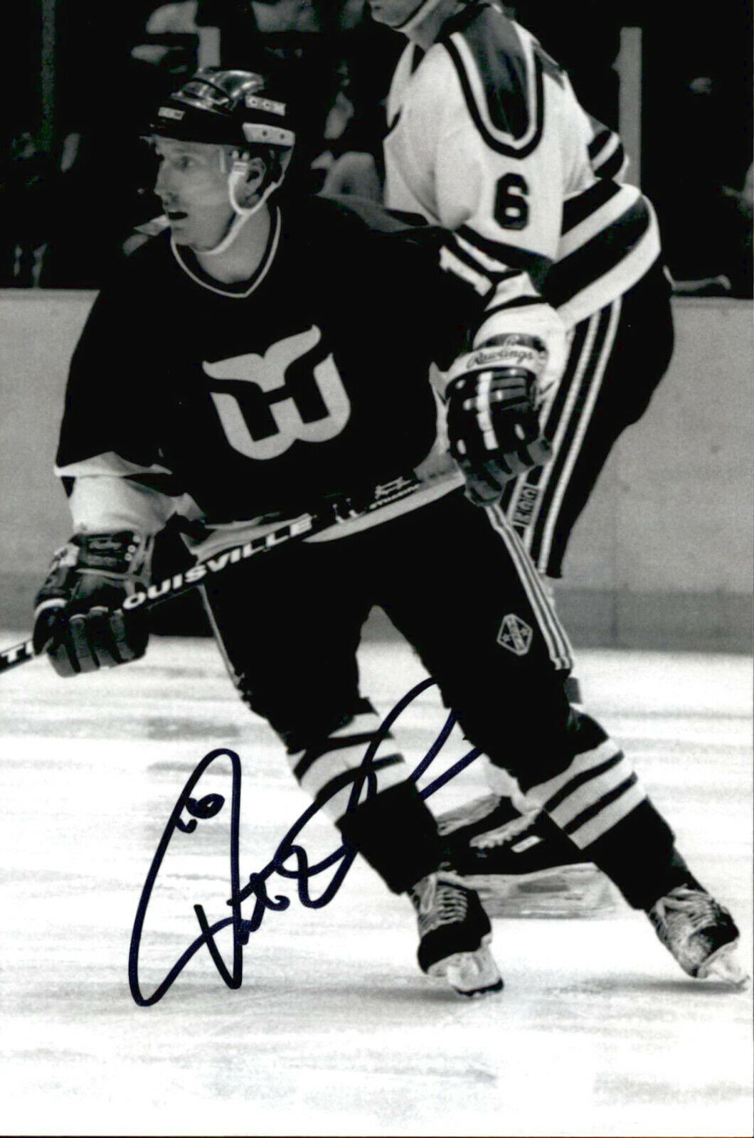 Pat Verbeek SIGNED autographed 4x6 Photo Poster painting HARTFORD WHALERS #6