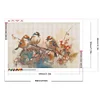 (60*40cm)Branch Birds Flowers - Full Round Drill Diamond Painting
