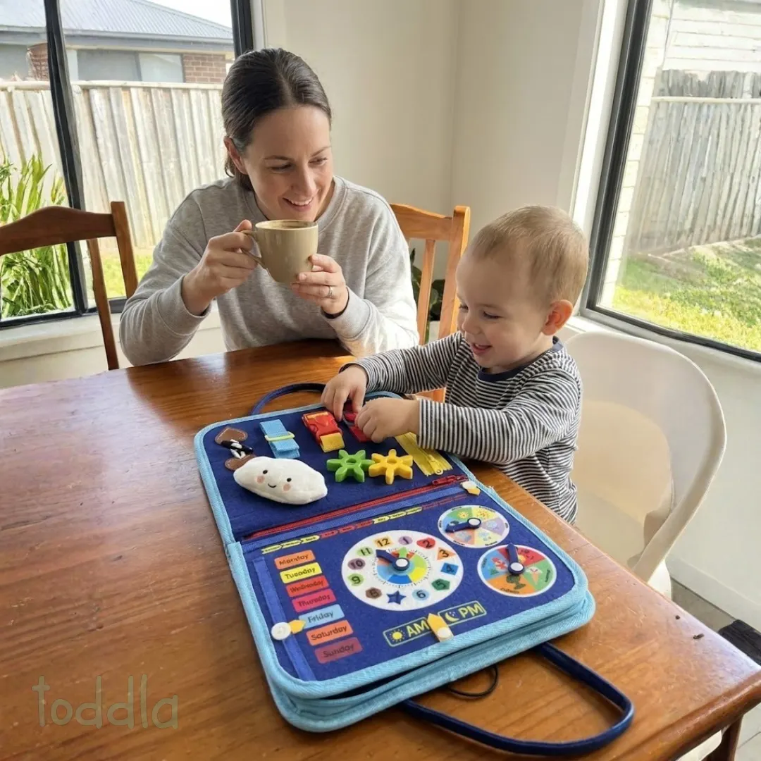 Toddla&trade; Montessori Busy Board