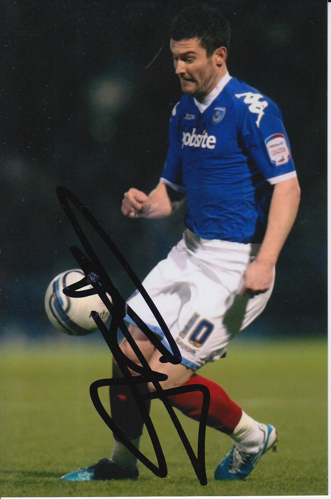 PORTSMOUTH HAND SIGNED DAVID NUGENT 6X4 Photo Poster painting 1.