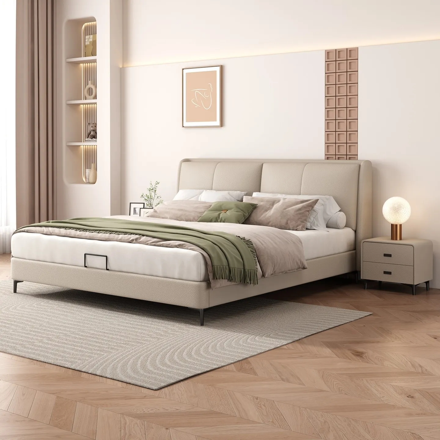 Upholstered Bed 225668