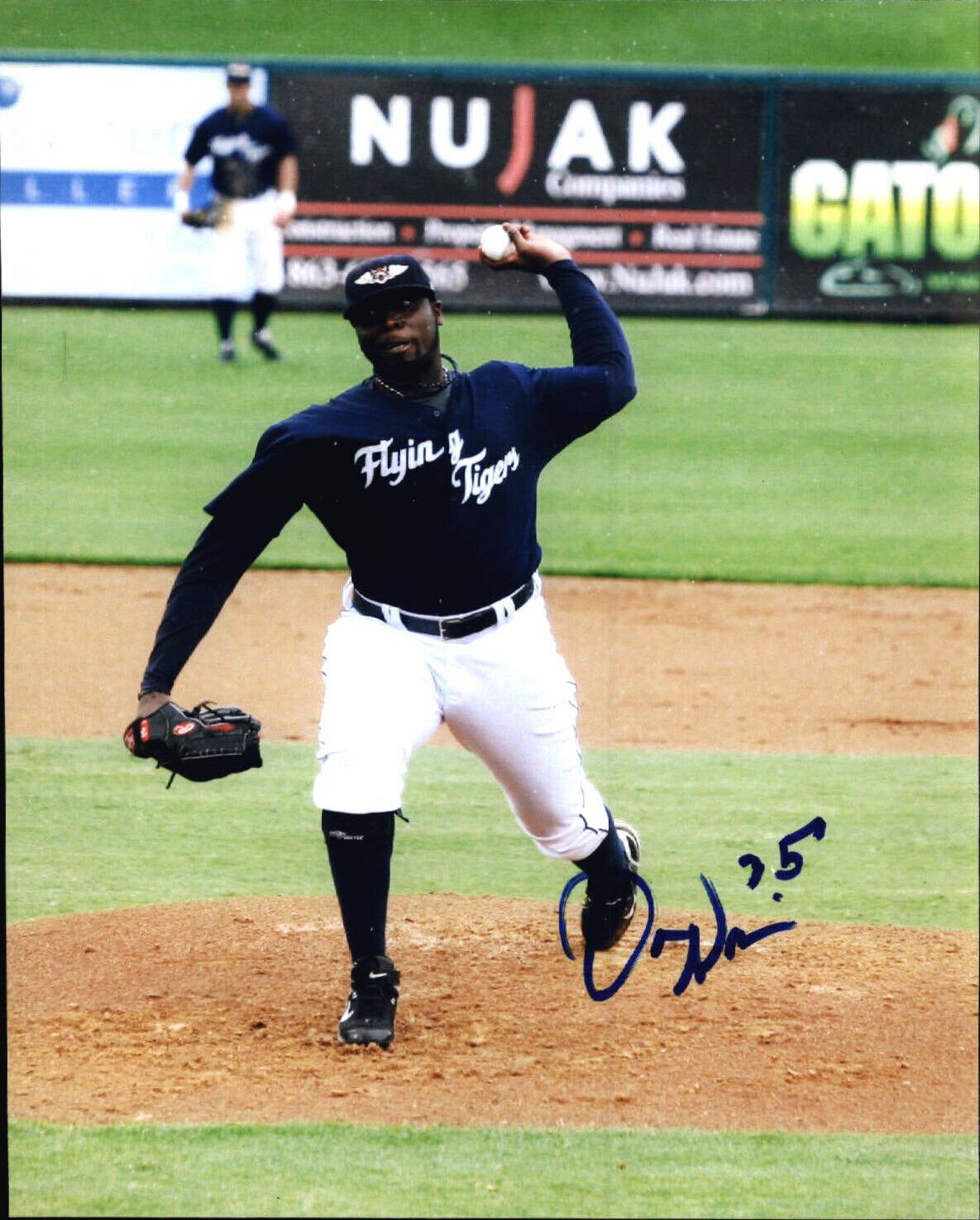 Dontrelle Willis authentic signed baseball 8x10 Photo Poster painting W/Cert Autographed (A0001)