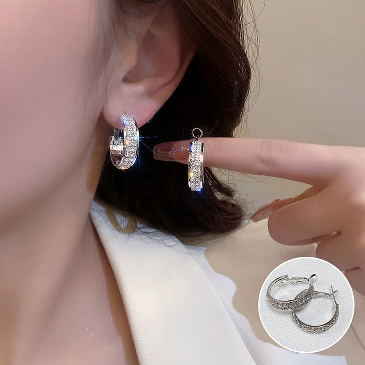 Shiny Full Diamonds Earrings