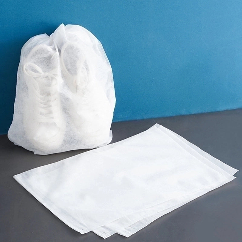 100 Pieces Casual Solid Color Nonwoven Storage Bag 1 Piece