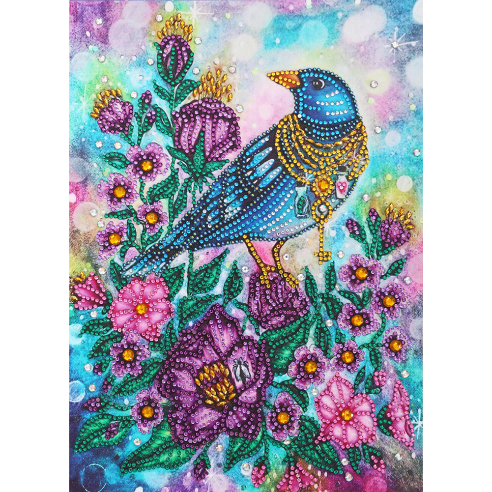 

30*40CM-Special Shaped Diamond Painting-Bird, 501 Original