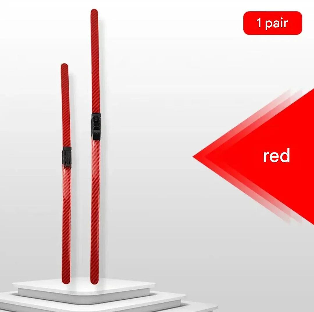 Automotive carbon fiber colored windshield wipers (2 pieces)