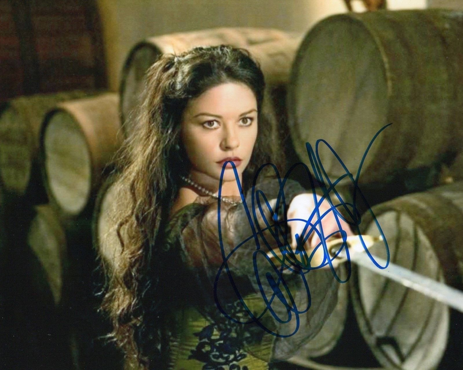 CATHERINE ZETA JONES AUTOGRAPHED SIGNED A4 PP POSTER Photo Poster painting PRINT 14