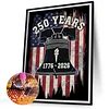 Diamond Painting -5D Full Round Drill 250th Anniversary of USA