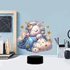 DIY Unicorn Acrylic Double Sided Diamond Painting Night Light