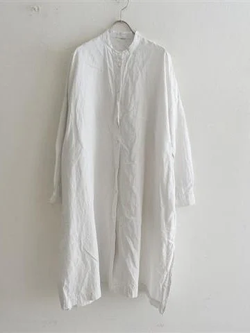 Solid Color Button Linen Long Shirt