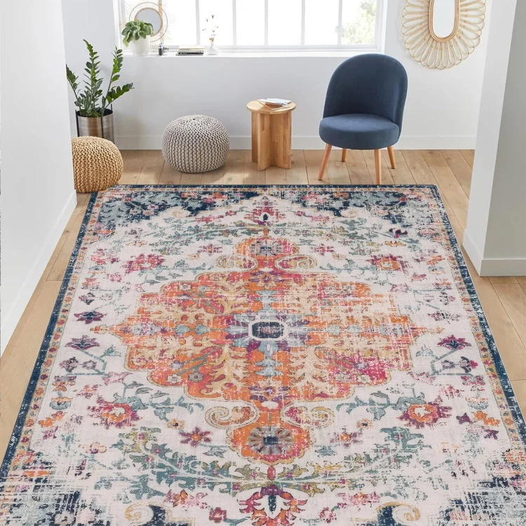 JONATHAN Y Mercer Shag Plush Cream Indoor Area Rug, 3x5, Contemporary, Modern, Easy-Cleaning For Living Room, Bedroom, Kitchen, Pet Friendly, Non-Shedding (MCR106D-3 - View #7