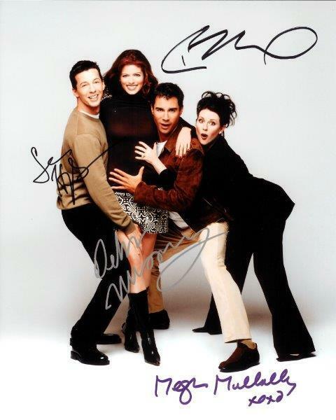 REPRINT - WILL & GRACE Cast Autographed Signed 8 x 10 Photo Poster painting Poster RP