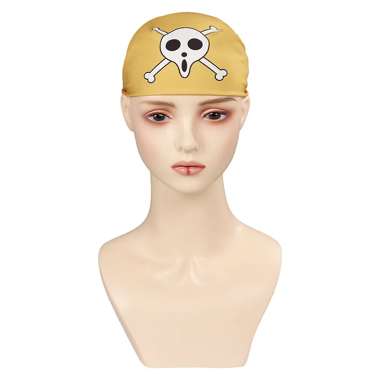 One Piece Usopp Yellow Scarf Accessories Halloween Carnival Props