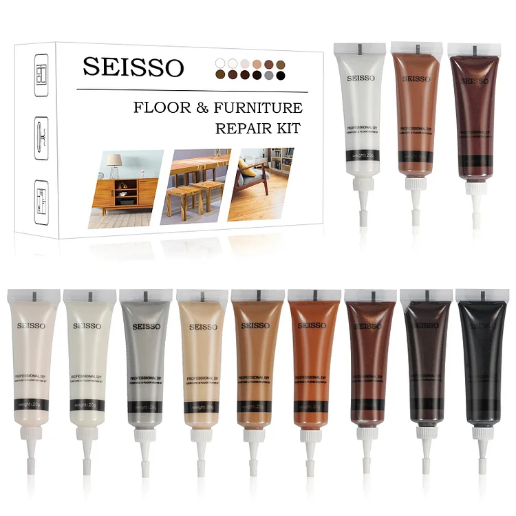 42 Pcs  Furniture Repair Kit Wood Filler 