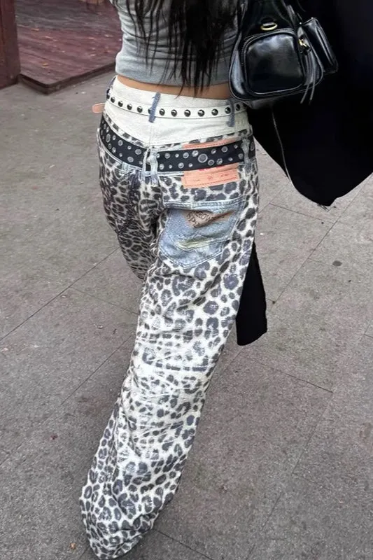 Harajuku Hip Hop Baggy Denim Pants