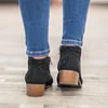Women Spring Ankle Boots Sexy Leopard Casual Plus Size Shoes