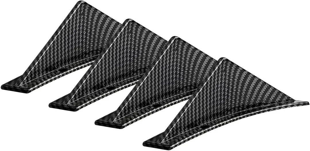 4pcs Car Lower Bumper Lip Diffuser, Anti-collision Accessories Spoiler Protector