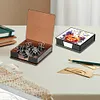 5D DIY Pu Diamant Kunst Notiz Box mit 160 Blatt Papier Memo Pad Halter (Sch&auml;del)