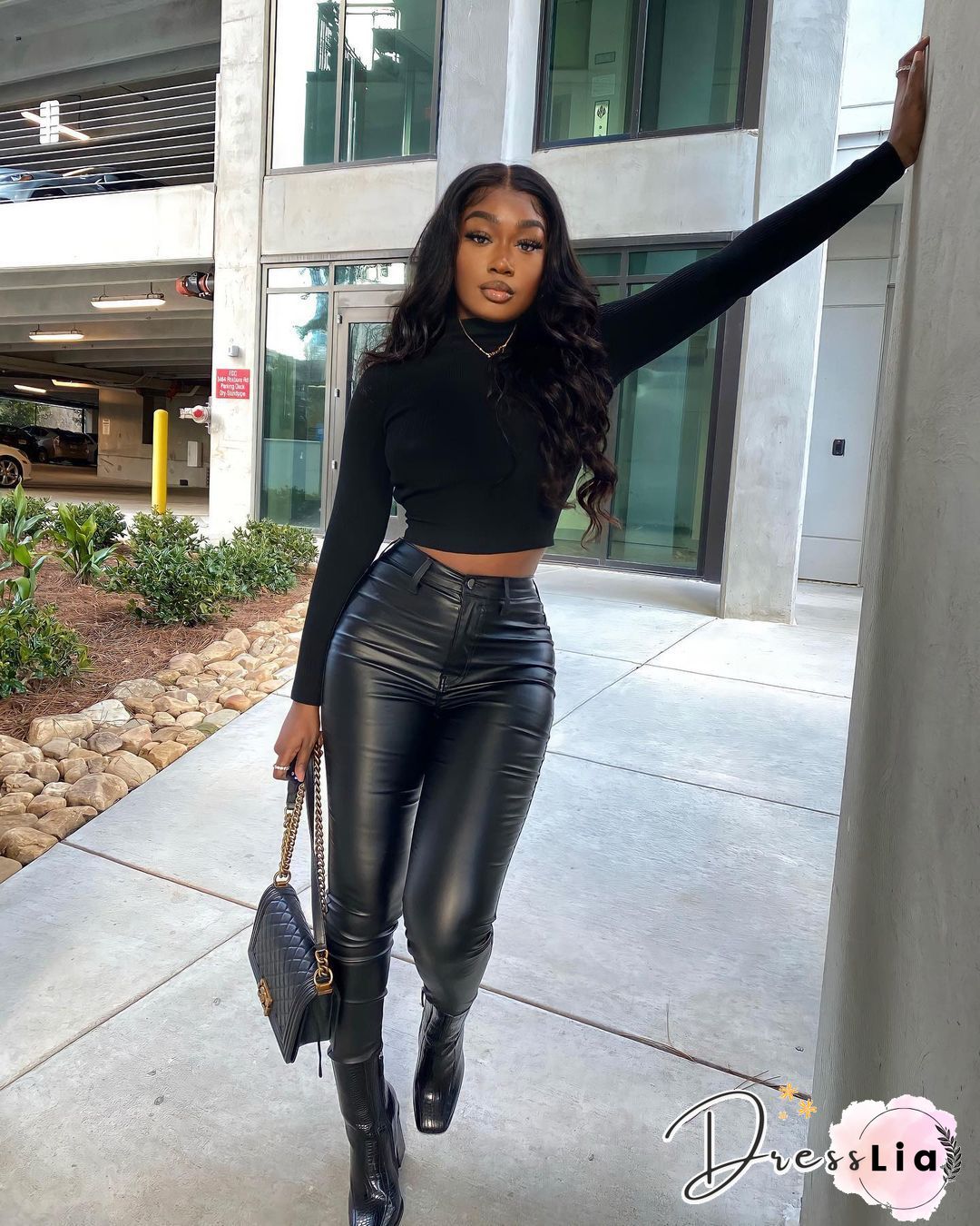 Autumn And Winter Leather Pants