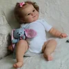[Heartbeat Dolls] 20'' Amari Reborn Toddlers Baby Doll - Realistic And Lifelike with Brown Hair - RBBI-Myrebornbabydoll&reg; Myrebornbabydoll&reg;
