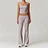 Buyergood New Yoga Set Women Feel Fitness Sportswear 2 Piece Sports Bra High Waist Gym Workout Outfit Leggings Long-Sleeved Active Wear
