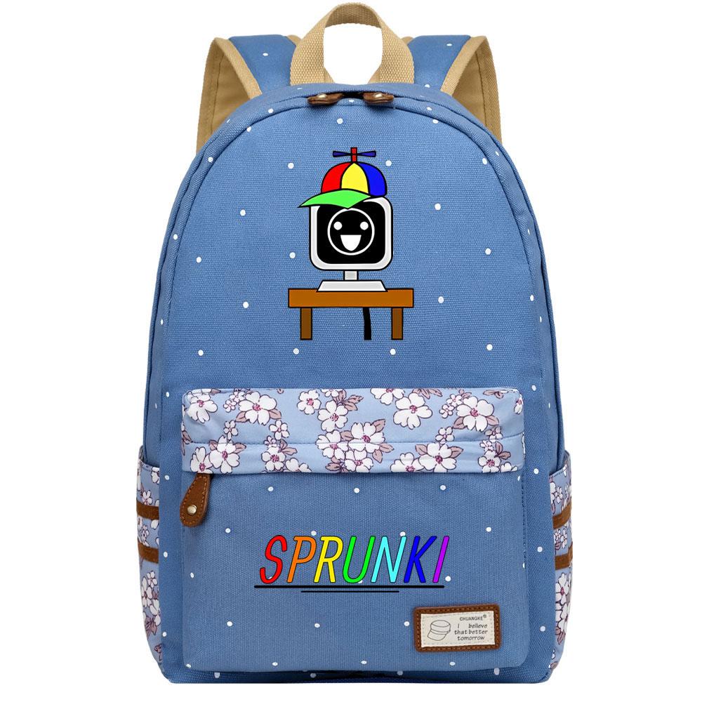 Mayoulove Sprunki Backpack Lightweight Design with Multiple Pockets for School and Travel-Mayoulove