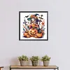 Halloween Pumpkin Girl-Paint by Numbers Acrylic Painting 40*40CM