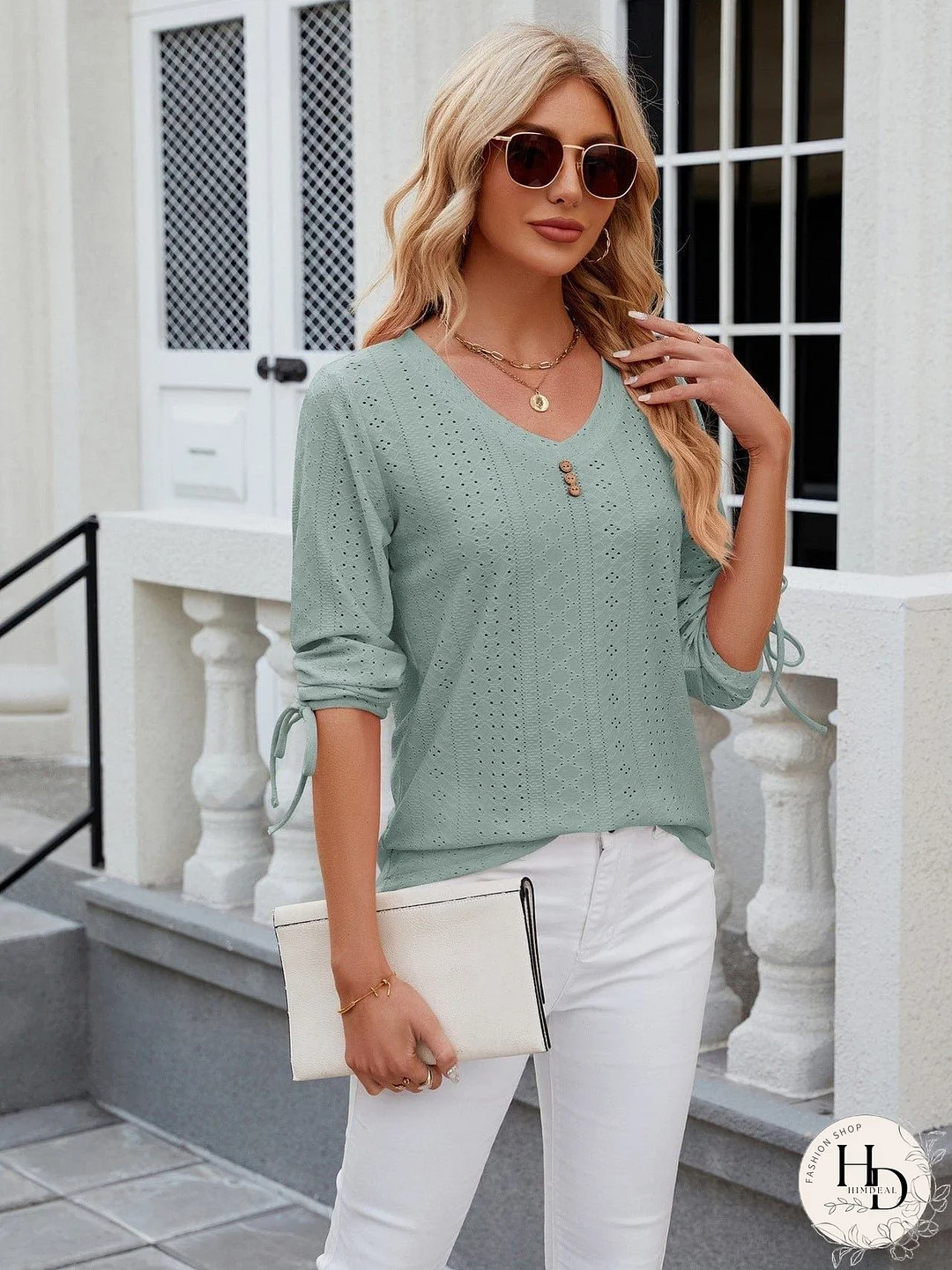 Versatile Knit Mock Neck T-Shirt